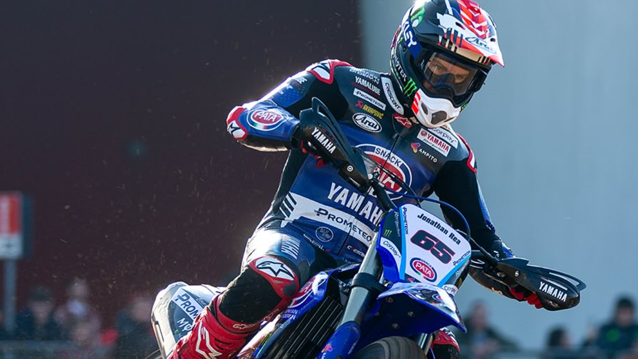 Jonathan Rea, 2024 EICMA charity race. Credit: EICMA/Instagram.